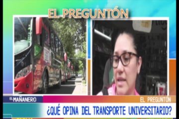 EL PREGUNTÓN: TRANSPORTE UNIVERSITARIO