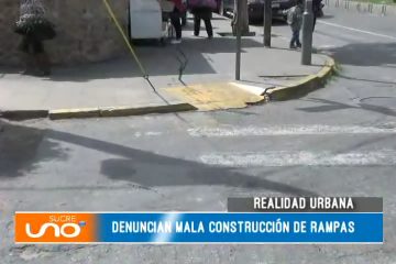 DENUNCIA MALA CONSTRUCCIÓN DE RAMPAS
