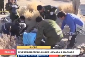 INVESTIGAN CÁPSULAS QUE LLEVABA SILVIA MACHADO