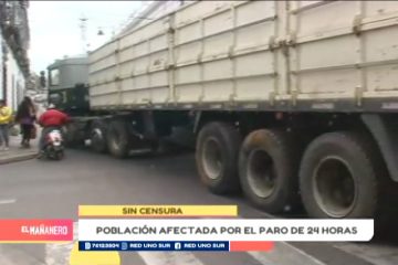 SIN CENSURA: EL TRANSPORTE ADVIERTE CON PARO DE 48 HORAS
