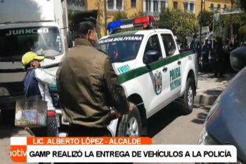 GAMP REALIZÓ LA ENTREGA DE VEHÍCULOS A LA POLICÍA