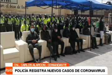 LA POLICÍA REGISTRA NUEVOS CASOS DE CORONAVIRUS