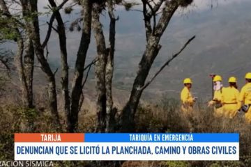 DENUNCIAN QUE SE LICITÓ LA PLANCHADA, CAMINO Y OBRAS CIVILES 