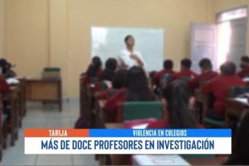 MÁS DE DOCE PROFESORES SON INVESTIGADOS POR VIOLENCIA ESCOLAR